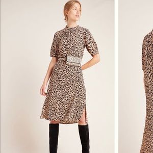 NWT Anthropologie Mackenzie Mock Neck Tunic Dress